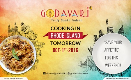 Press Note: Godavari to flow the state of Rhode Island